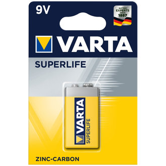 Varta Super Life 9V Pil 1'Li