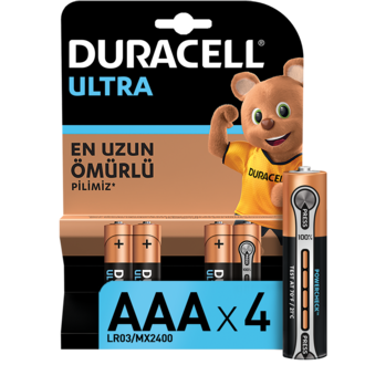 Duracell Ultra Kalem Pil 4'lü