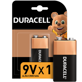 Duracell Alkalin 9V Piller Tekli Paket