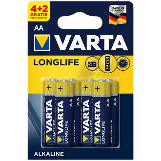 Varta Long Life Extra Kalem Pil 4+2