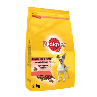 Pedigree Küçük Köpek Biftek Sebzeli 2Kg.