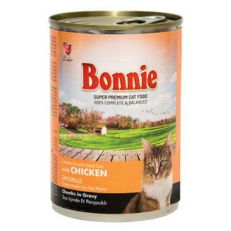 Bonnie Kedi Konserve 400 G Tavuklu