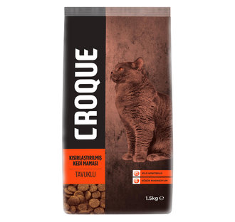 Croque Kedi Kısırlaştırılmış Tavuklu 1.5 Kg