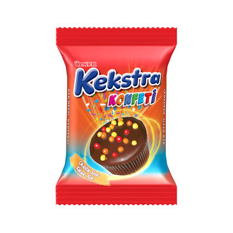 Kekstra Konfeti Muffin Kek Kakaolu 38 G