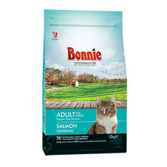 Bonnie Adult Kedi Maması Somon  1,5 Kg