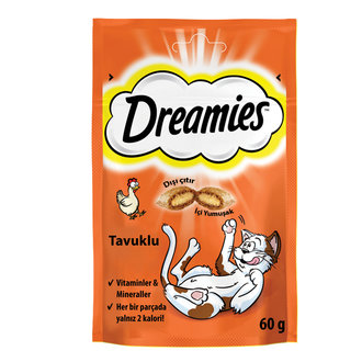 Dreamies Tavuklu Kedi Ödül Mama 60 G