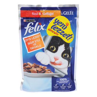 Felix Pouch Çifte Lezzet Et&tavuk 100 G