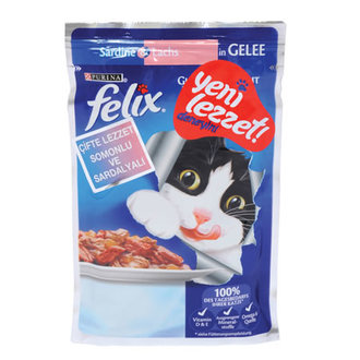 Felix Pouch Çifte Lezzet Somon&sardalya 100 G