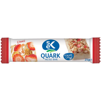 Sek Quark Çilekli Müsli Bar 25G