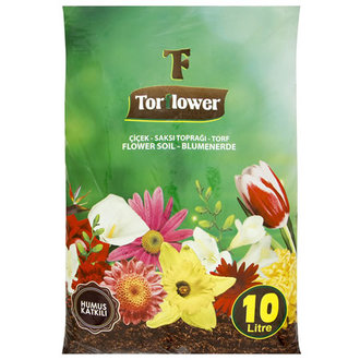 Torflower 10L Çiçek Saksı Toprağı