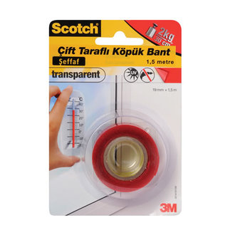 Scotch Şeffaf Montaj Bandı 19Mm X 1,5M