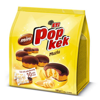 Eti Popkek Mini Muz Kremalı 10X18 G