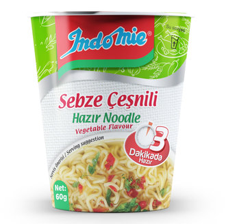 Indomie Sebze Çeşnili Noodle (Bardak) 60 G