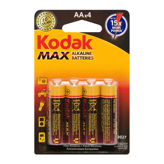 Kodak Max Alkalin Kalem Pil Aa 4'lü