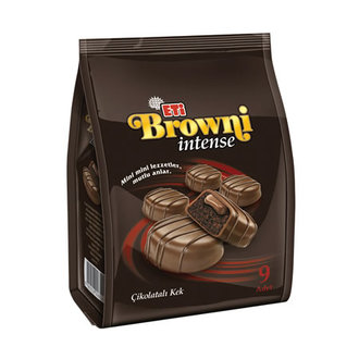 Eti Brownie Mini İntense Poşet Çikolatalı 144 G