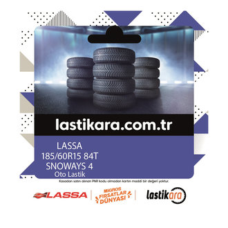 Lassa 185/60r15 84t Snoways 4 Oto Kış  Lastiği Pnr (1 Adet)