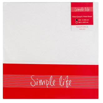 Simple Life Tek Kişilik Ranforce Fitted Çarşaf 100X200 Cm