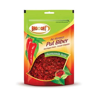 Bağdat Acı Kırmızı Pul Biber 210 G ( Ekonomik Boy )