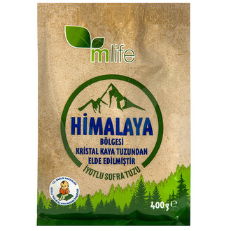 M Life Himalaya Bölgesi İyotlu Sofra Tuzu 400 G