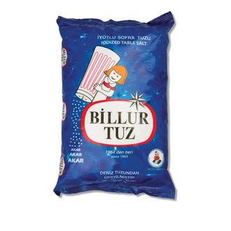 Billur Tuz Rafine İyotlu Sofra Tuzu 750 G