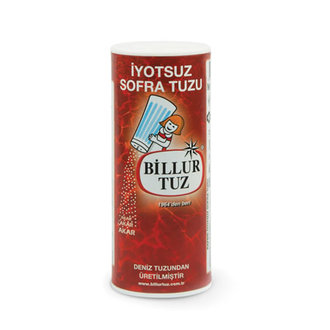 Billur Tuz İyotsuz Sofralık Tuz 250 G