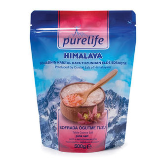 Purelife Sofrada Öğütme Tuzu 500 G (Pembe)