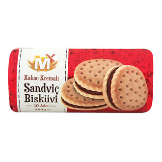 Migros Kakao Kremalı Sandviç Bisküvi 10'lu 300 G