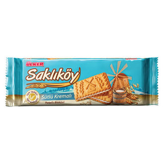 Saklıköy Sütlü Kremalı Bisküvi 100 G