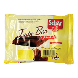 Schar Glutensiz Çikolata Twin Bar 64,5 G