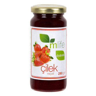 M Life Diabetik Çilek Reçeli 290 G