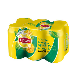 Lipton Ice Tea Mango Kutu 6X330 Ml