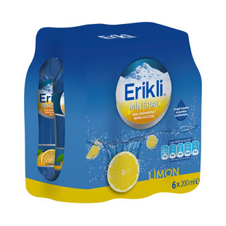 Erikli Limon Doğal Mineralli İçecek 6X200 Ml