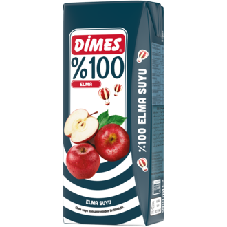 Dimes Premium %100 Elma Suyu 200 Ml