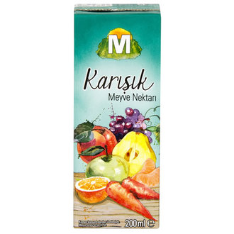 Migros Karışık Meyve Nektarı 200 Ml