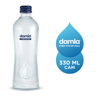 Damla Doğal Kaynak Suyu Bitki Şişe 330 Ml