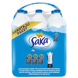 Saka Doğal Mineralli Su 6X1,5 L