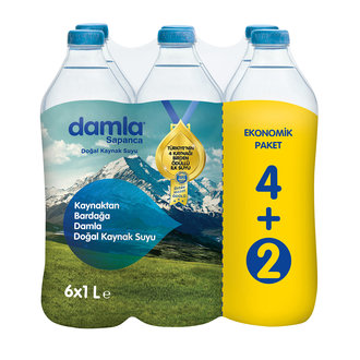 Damla Doğal Kaynak Suyu 6X1 L