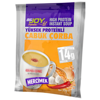 Bigjoy Yüksek Proteinli Çorba - Mercimek 30 G