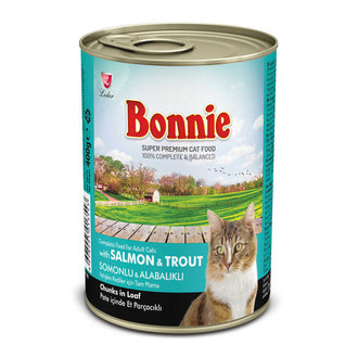 Bonnie Tavuklu - Okyanus Balıklı Kedi Konservesi 385 G
