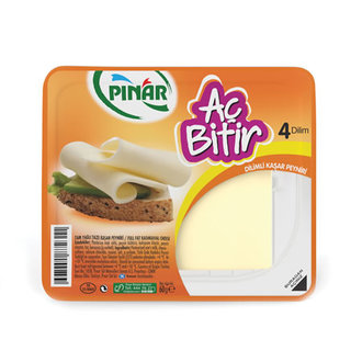 Pınar Aç Bitir Dilimli Kaşar Peyniri 60 G