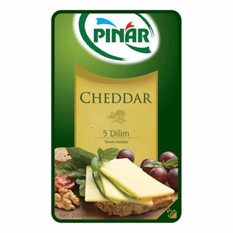 Pınar Cheddar Dilimli Peynir 200 G