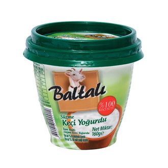 Baltalı Tam Yağlı Süzme %100 Keçi Yoğurdu 160 G