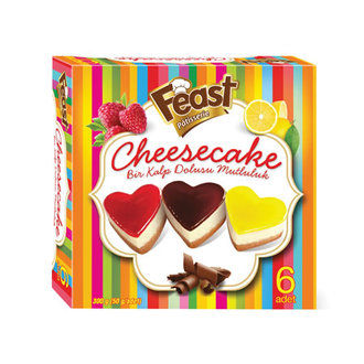 Feast Dondurulmuş Mini Cheesecake 480 G