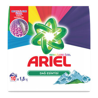 Ariel Dağ Esintisi Renkliler 10 Yıkama 1.5 Kg