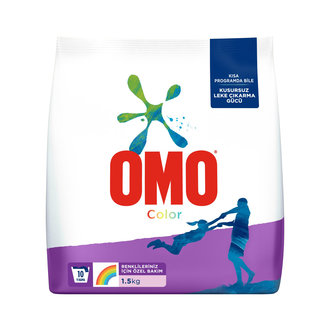Omo Color Renkliler için Toz Çamaşır Deterjanı 1.5 Kg