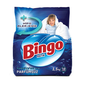 Bingo Toz Çamaşır Deterjanı 1.5 Kg Parfümsüz