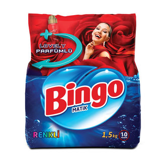 Bingo Toz Çamaşır Deterjanı 1.5 Kg Renkli