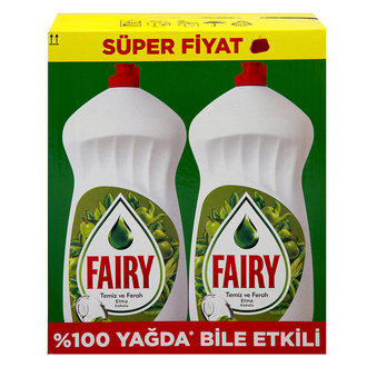 Fairy Sıvı Bulasık Deterjanı Elma 2x1350Ml