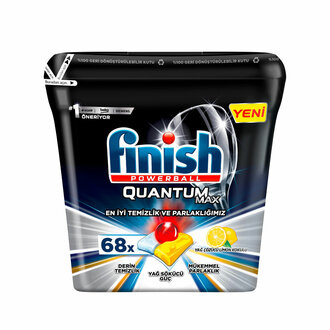 Finish Powerball Quantum Max Limon 68 Kapsül Özel Kutu 850 G