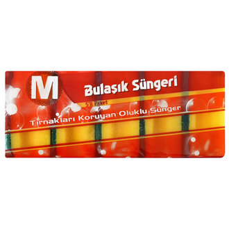 Migros Bulaşık Süngeri - Oluklu 5'Li